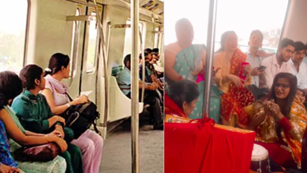 Women sing bhajans, perform kirtan inside Delhi Metro coach until CRPF steps in; watch the viral video