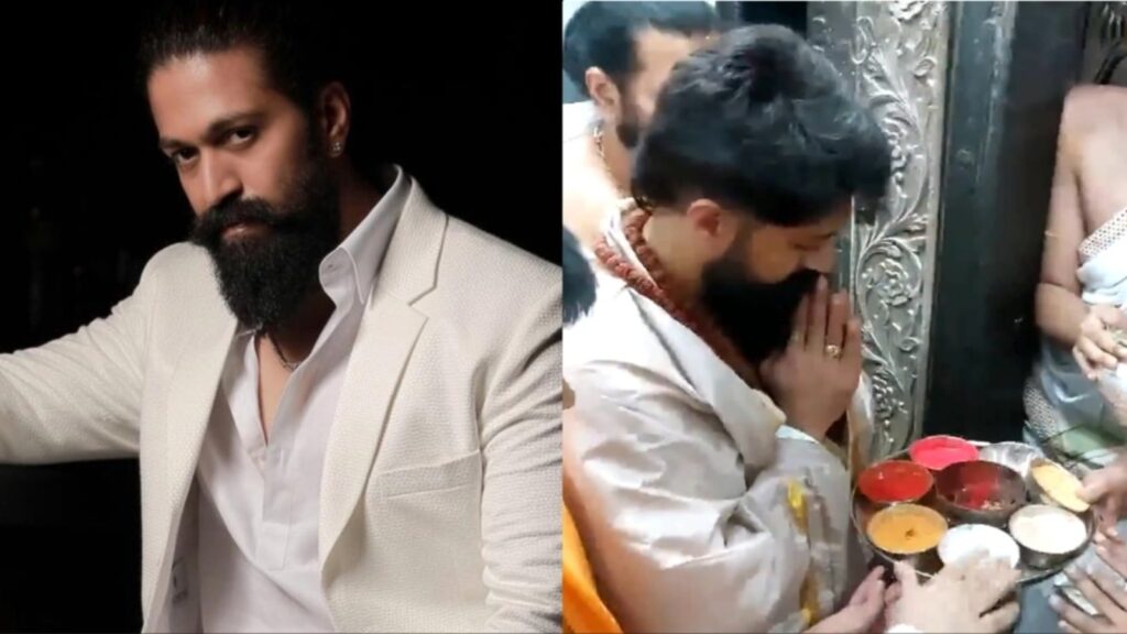 Yash offers prayers at Ujjain’s Mahakaleshwar Temple, performs aarti ahead of Ramayana shoot. Watch