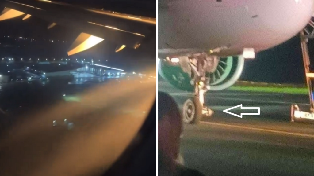 ‘It was the end’: Video shows passengers panic as US plane catches fire, landing wheel breaks off | Trending