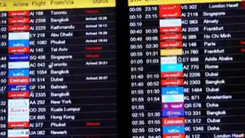 10 flights diverted, over 50 delayed after heavy rains, hail hits Delhi | Latest News India
