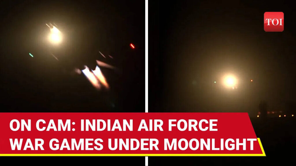 Indian Air Force Dares Pakistan With ‘Secret Drills’; Fighter Jets Unleash War Games Under Moonlight