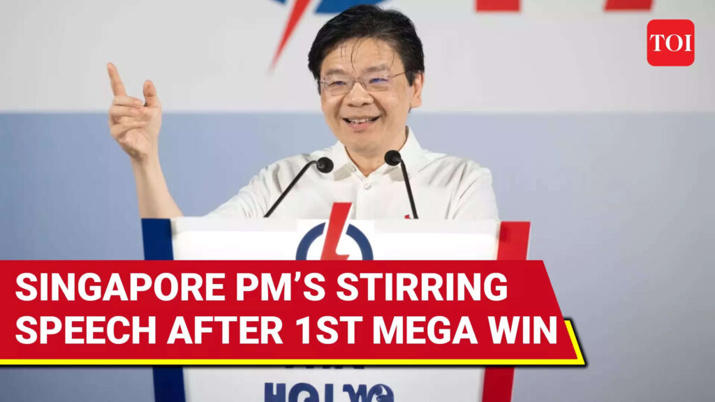 Singapore PM Lawrence Wong Addresses Nation After Securing Majority In Parliament | FULL SPEECH