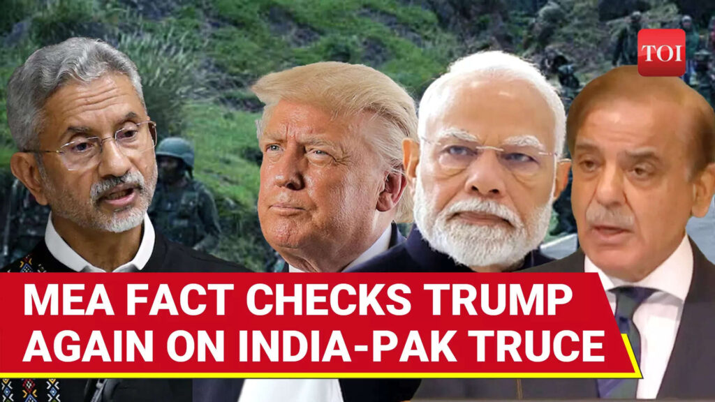 MEA Gives Trump Reality Check On MEDIATING India-Pak Ceasefire | 'No Nuclear Angle Or Trade Threat'
