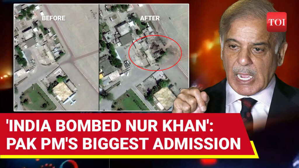 Pak PM Sharif Admits India's Missiles Hit Nur Khan Air Base | 'Munir Woke Me Up At 2.30 AM…'
