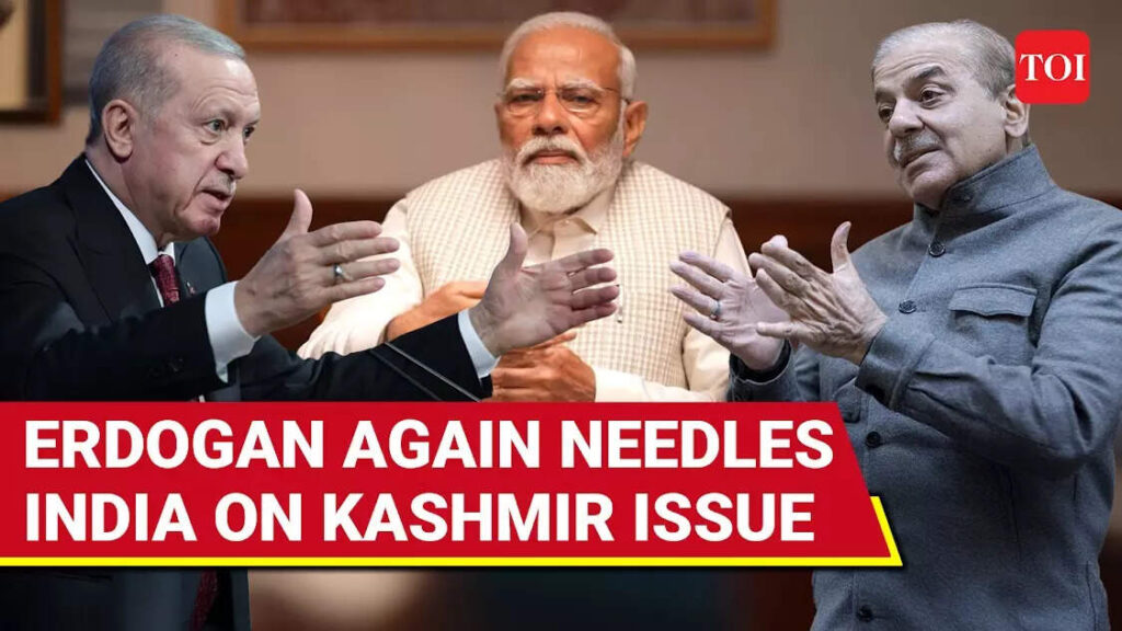 Erdogan’s Big India Provocation; Turkey Openly Calls For Foreign Intervention In Kashmir