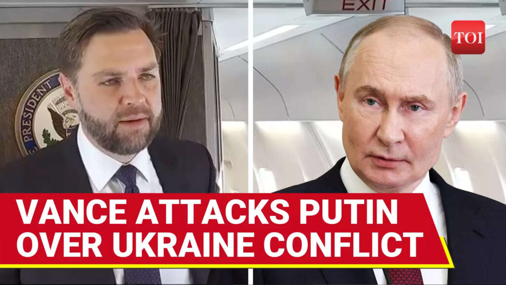 JD Vance's Unusual Attack On Putin; 'Clueless On Ukraine War…' | Trump Aide's Big Warning