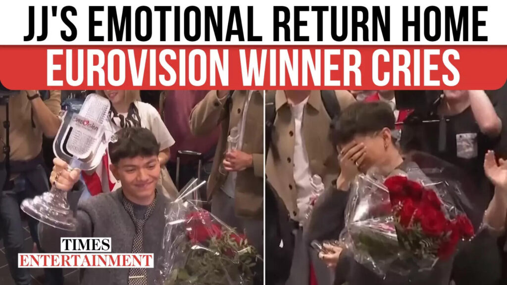 JJ Returns To Austria In Tears After Eurovision Victory
