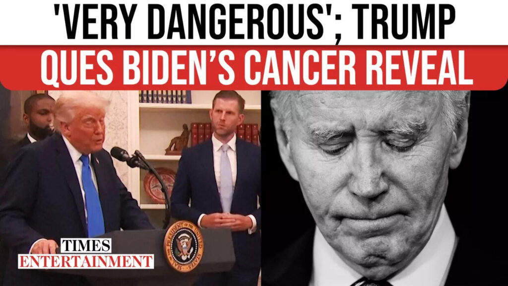 'Somebody Is Not…': Trump’s Fiery Reaction To Biden’s Cancer News