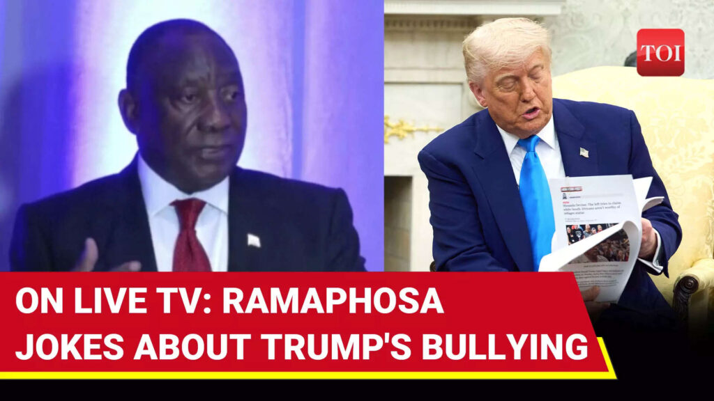 Ramaphosa Jokes About 'DRAMA' At Oval Office, Boldly Shoots Down Trump's Genocide Charge | Watch