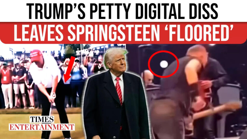 Trump Turns Springsteen’s Onstage Fall Into VIRAL Roast