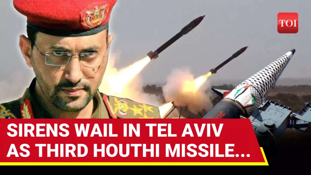 Houthis Fire 3rd Ballistic Missile At Tel Aviv In 2 Days | Ben Gurion Airport On 'Hitlist'