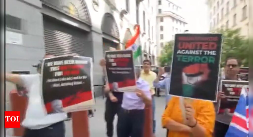 Indian diaspora in London counters pro-Khalistan, Pakistan protest outside high commission