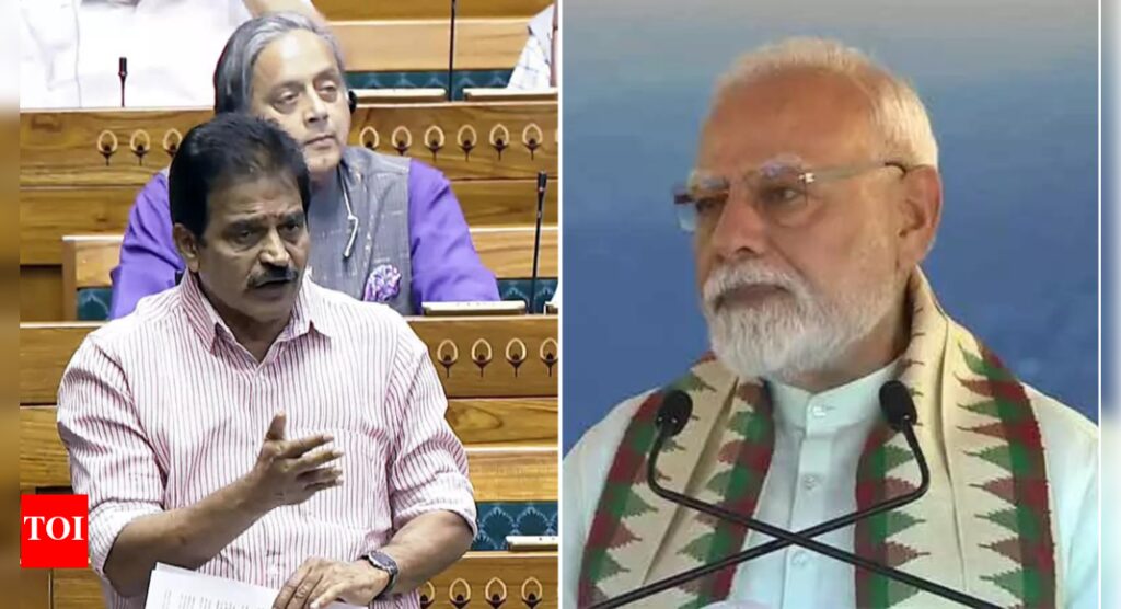 ‘It is going to be difficult for PM to sleep’: Congress hits back at PM Modi over ‘Tharoor-Vijayan’ dig at INDIA bloc | India News