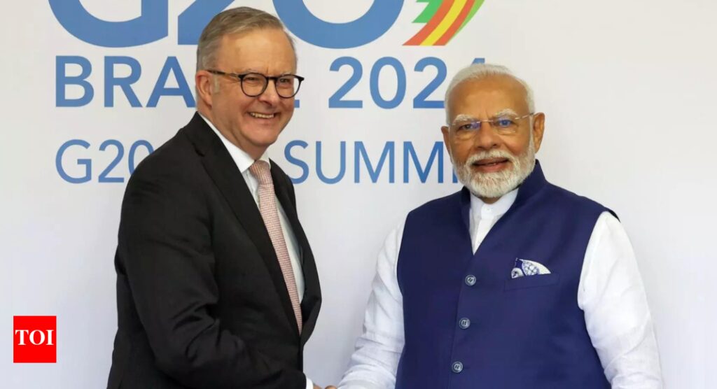 ‘Agreed to work together with renewed vigour’: PM Modi speaks to re-elected Australian PM Anthony Albanese | India News