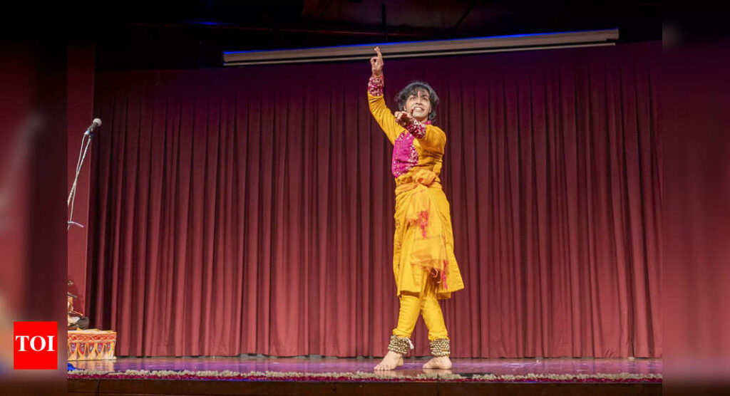 Kathak dancer Sanjeet Gangani and troupe captivate audiences at Nritya Sangeet Mahotsav | Delhi News