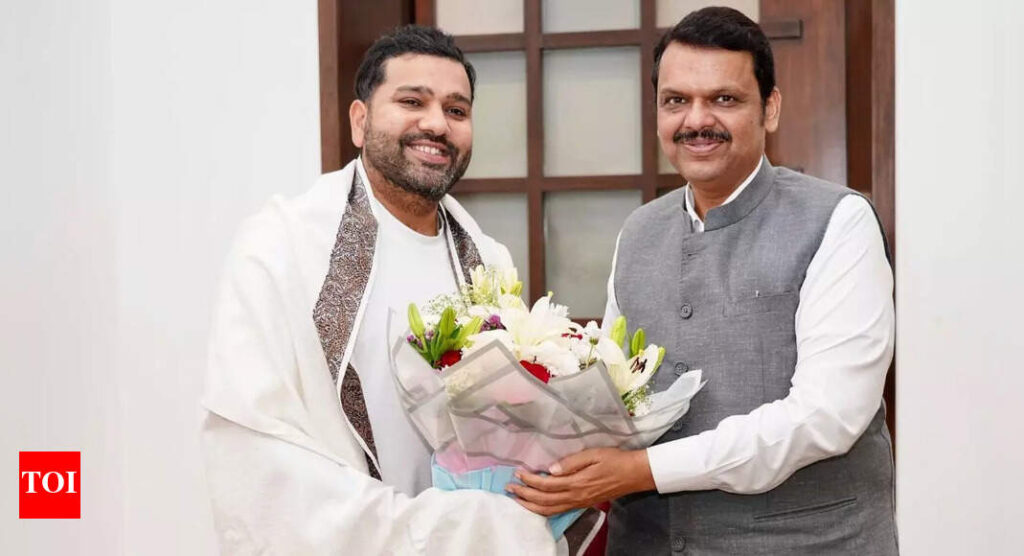 Devendra Fadnavis honours Rohit Sharma at residence, extends wishes following Test retirement | Off the field News