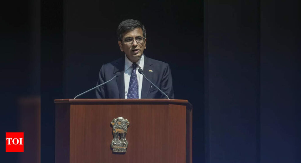 Former CJI D Y Chandrachud appointed as ‘distinguished professor’ at NLU Delhi | India News