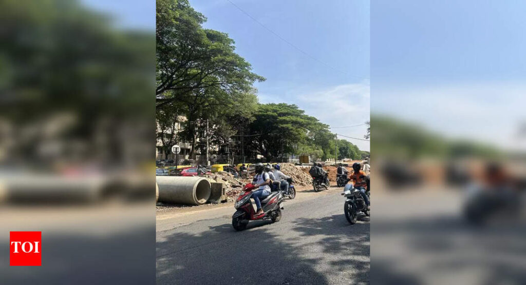 Wrong-side riding a daily menace as Ejipura flyover construction drags on in Bengaluru | Bengaluru News