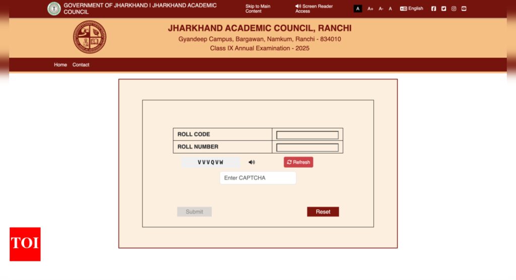 JAC 9th Result 2025 Declared: Direct link to download Jharkhand board class 9 results here