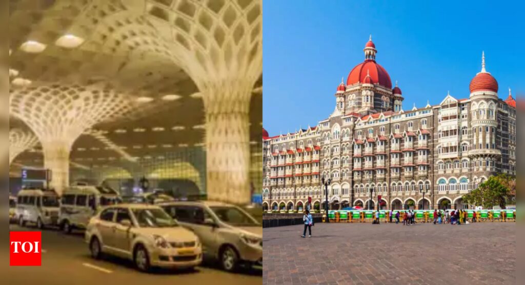 Mumbai airport, Taj Mahal Palace receive bomb threat | Mumbai News