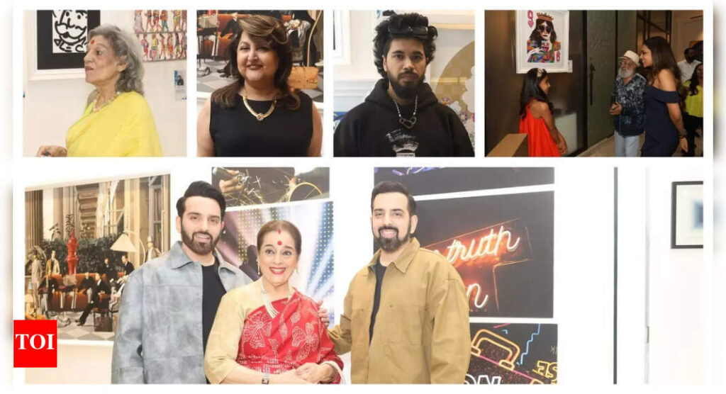 Celebrities attend collaborative showcase of digital and traditional art | Mumbai News