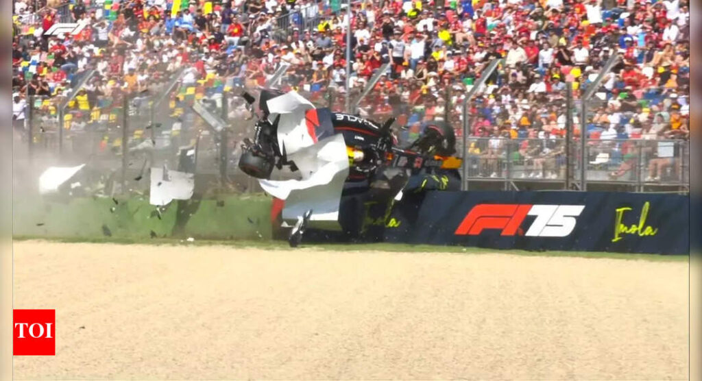 Horrific! Yuki Tsunoda’s F1 car in pieces after shocking crash in Imola – Watch | Racing News