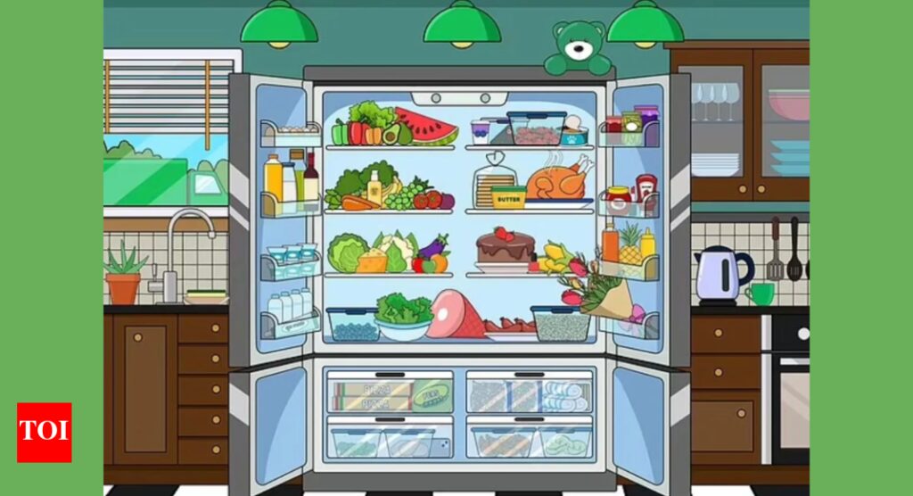 Brain puzzle: Can you spot what shouldn’t be in this fridge?