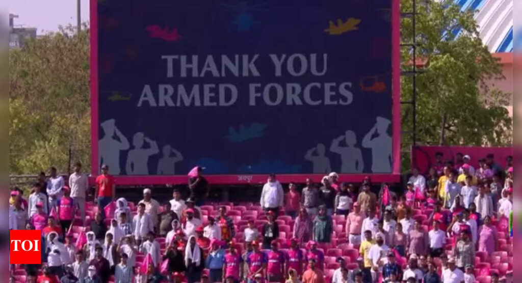 ‘Thank You’: Emotional tribute to Armed Forces marks IPL 2025 resumption in Jaipur – Watch | Cricket News