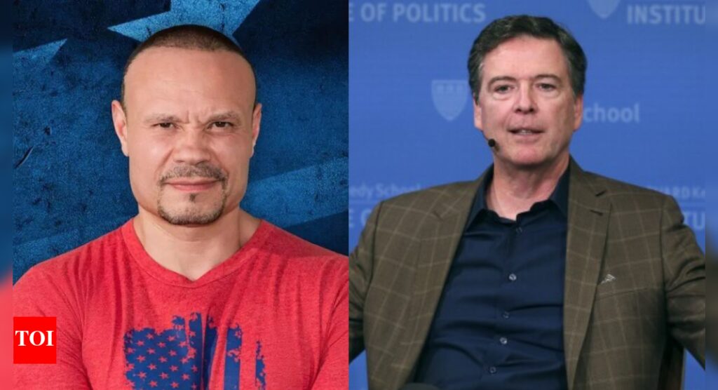 ‘Brought shame to the FBI badge’: Dan Bongino slams former bureau chief James Comey over ’86 47′ Instagram post