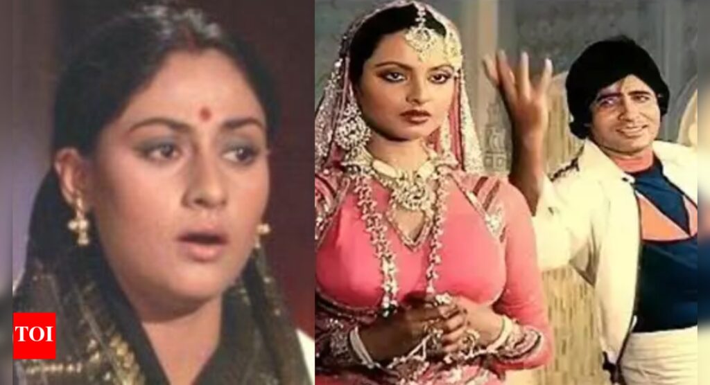 When Jaya Bachchan CRIED while watching Rekha and Amitabh Bachchan’s romantic scenes in ‘Muqaddar Ka Sikandar’: ‘I could see tears pouring down her face’ | Hindi Movie News