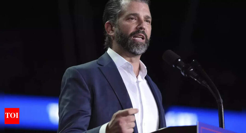 ‘I’m well aware Jill Biden is a fake doctor’: Donald Trump Jr says his Biden cancer jibe was a joke