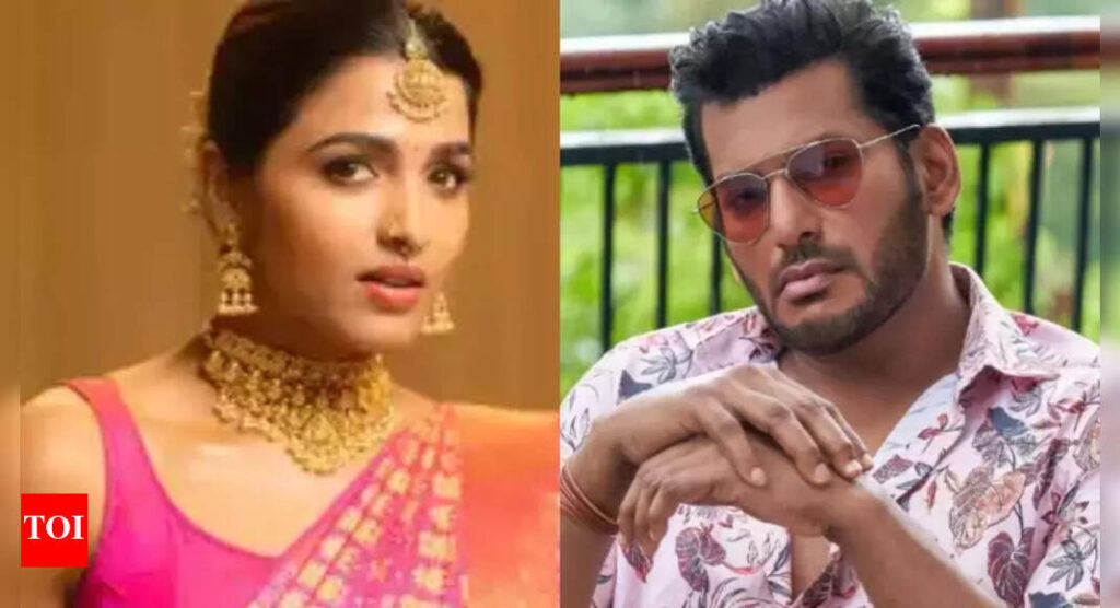 Vishal and Sai Dhanshika announce their official marriage date at ‘Yogi Da’ audio launch | Tamil Movie News
