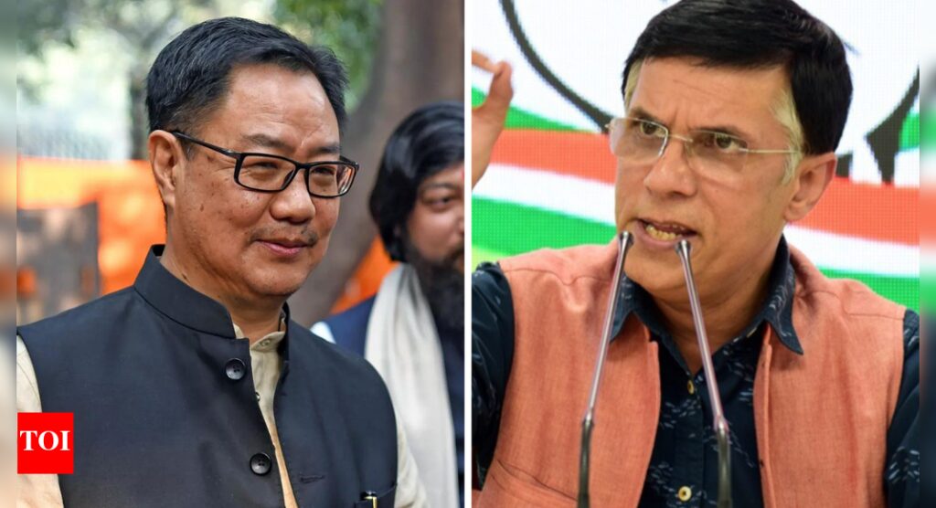 On Kiren Rijiju’s cryptic poetic post, Pawan Khera’s ‘message for boss’ swipe