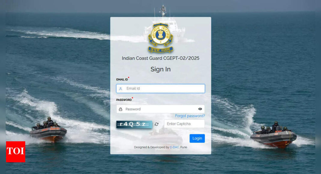 Indian Coast Guard CGEPT-02/2025 Stage I result declared at joinindiancoastguard.cdac.in; check direct link here