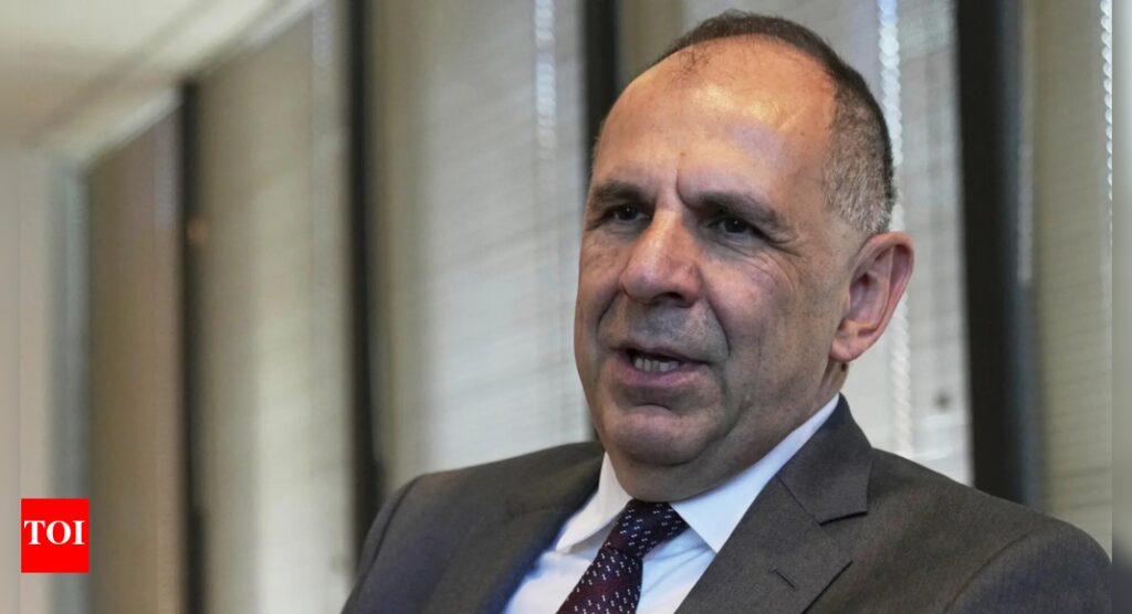 Greece’s top diplomat calls war in Gaza a ‘nightmare’