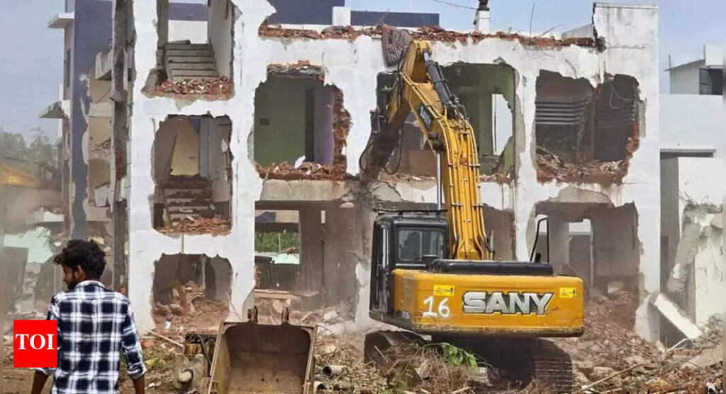 Chikhali Illegal Construction: Action against 36 unauthorised bungalows: A sense of disbelief and betrayal as dream homes reduced to rubble | Pune News