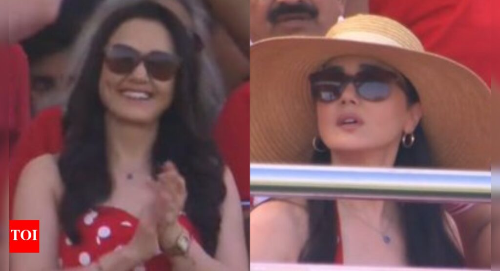 Preity Zinta pens a ‘super proud’ note as her IPL team qualifies for playoffs, steals hearts in red polka-dot dress | Hindi Movie News