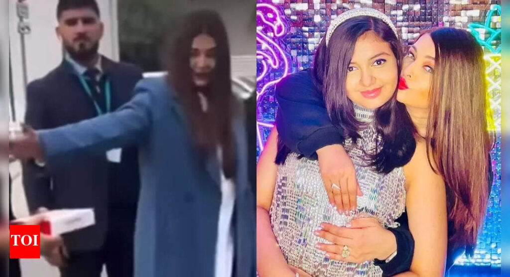 Aishwarya Rai Bachchan arrives at Cannes Film Festival with Aaradhya Bachchan, fans call her a ‘Queen’ – WATCH VIDEO | Hindi Movie News