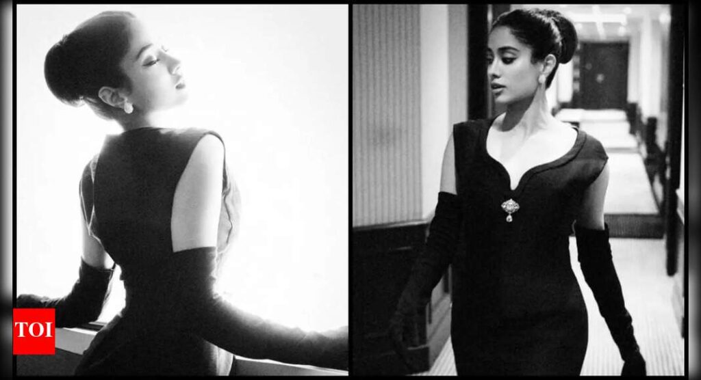‘Homebound’ star Janhvi Kapoor stuns in a 1957 haute couture dress at the Cannes Film Festival 2025 |