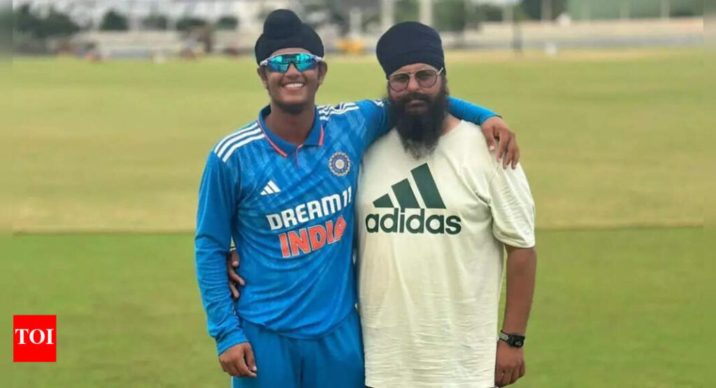 The story of Harvansh Singh: Father drives truck in Canada, Yuvraj Singh-inspired son dons gloves for India U-19 | Cricket News
