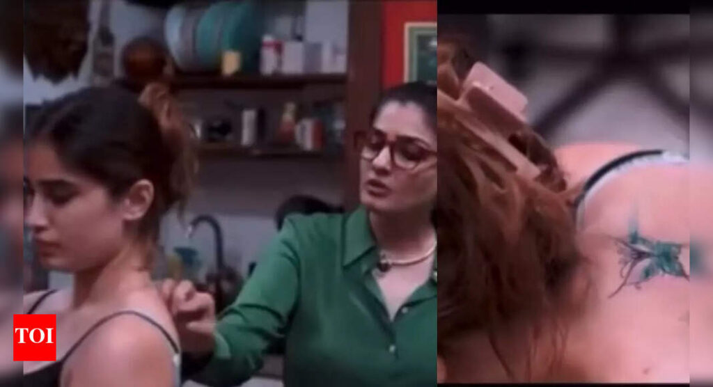 Rasha Thadani’s butterfly ink is a sweet tribute to her pillar of support, her mom, Raveena Tandon | Hindi Movie News