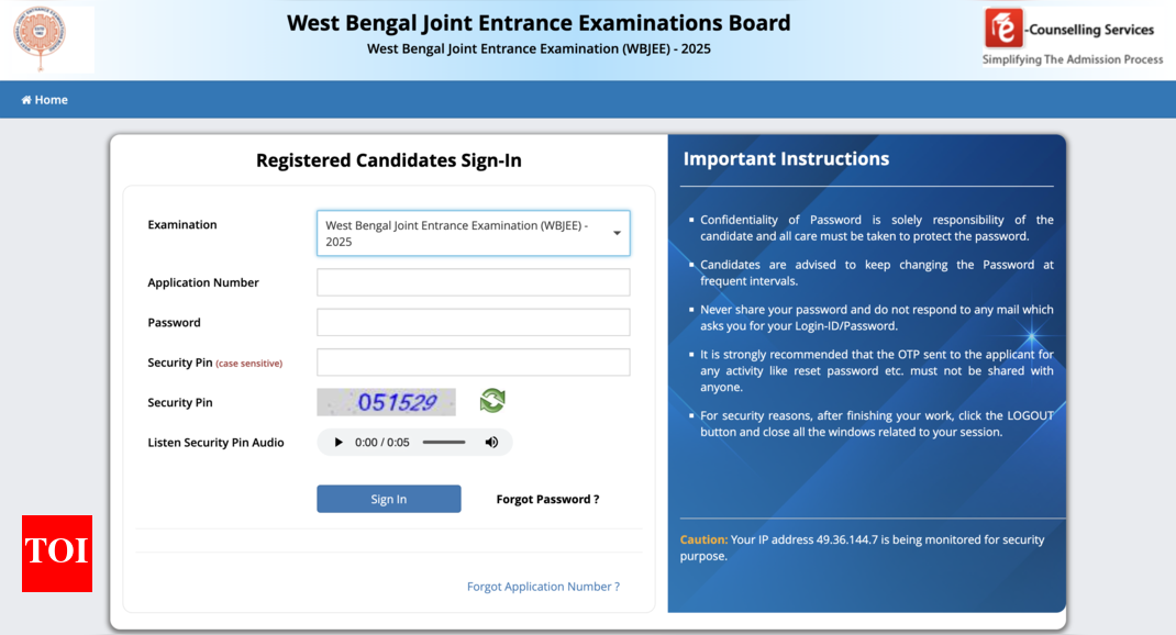 WBJEE 2025 response sheets issued at wbjeeb.nic.in: Raise objections by this date