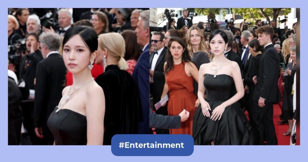 TWICE’s Mina turns Cannes into her fairytale runway in stunning black gown, proving she’s every bit the real-life Disney princess!