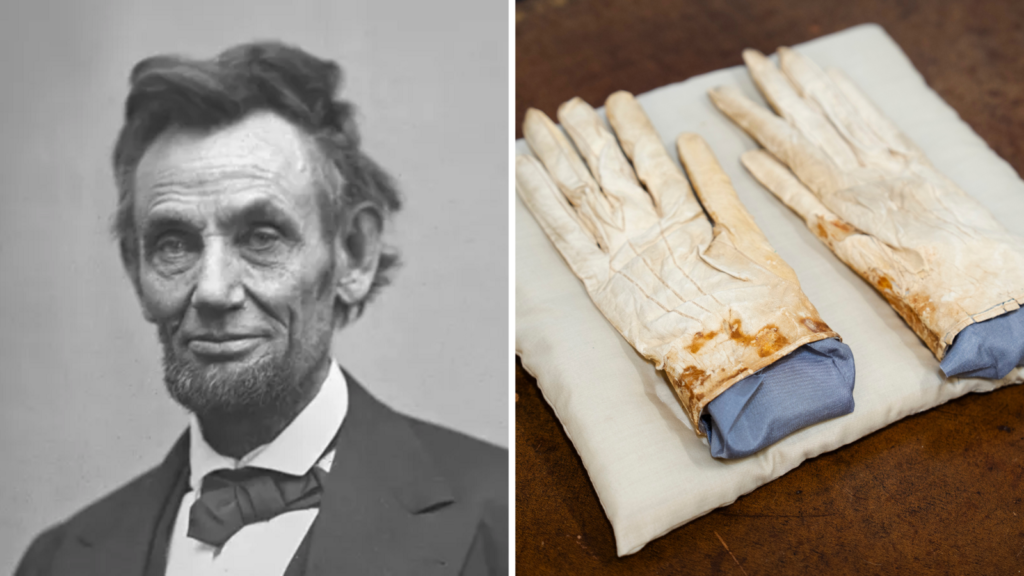 Abraham Lincoln’s bloodied gloves from night of assassination sold for jaw-dropping price | Trending
