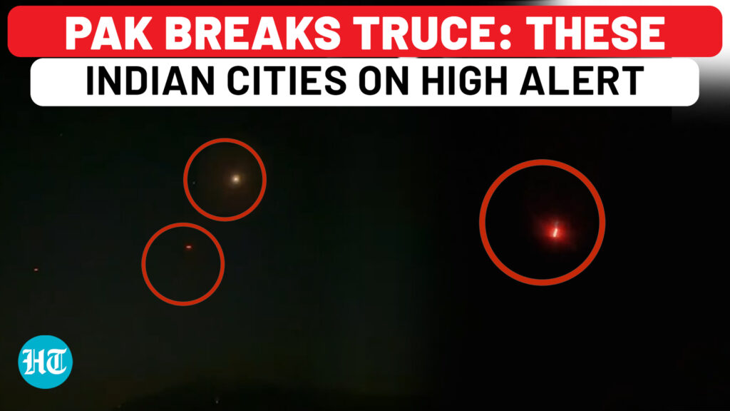 After J&K, drones spotted in Gujarat as Pakistan breaks ceasefire; these cities on high alert again