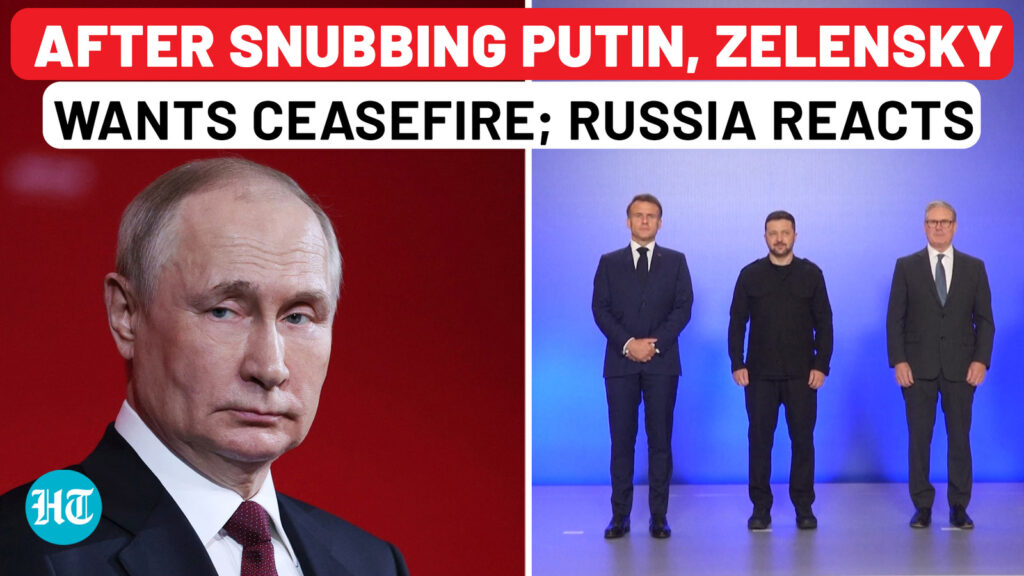 After snubbing Putin, Zelensky seeks ceasefire along with Europe allies; see Russia’s angry reaction