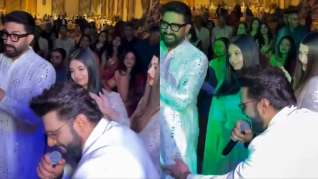 Aishwarya Rai dances to Kajra Re at Mumbai event, Aaradhya Bachchan and Abhishek Bachchan join her | Bollywood