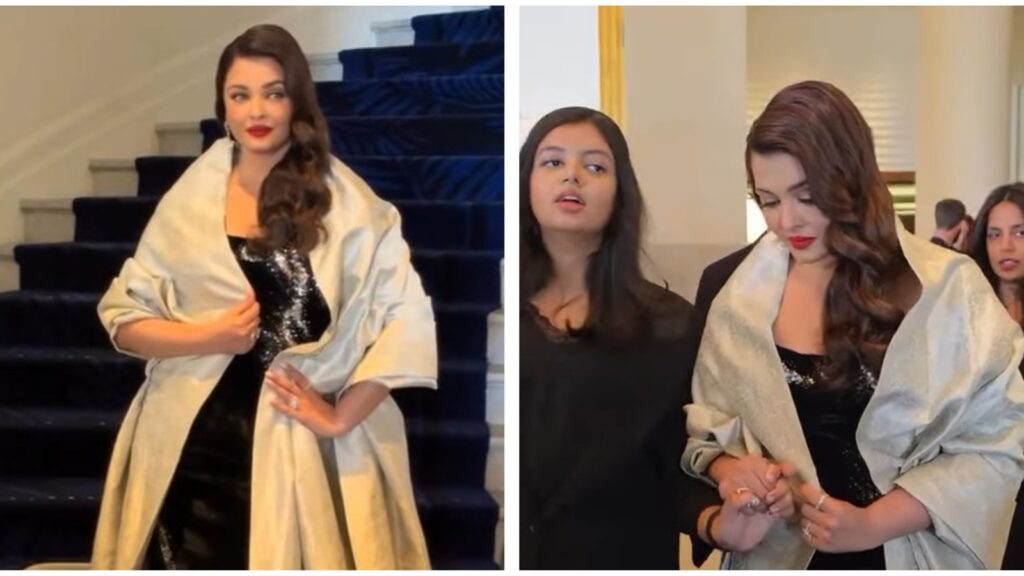 Aishwarya Rai dazzles in black for her second look at Cannes Film Festival, steps out with daughter Aaradhya | Bollywood