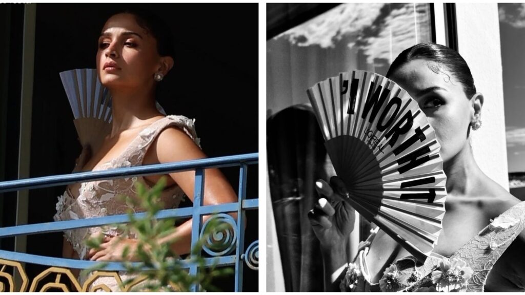 Alia Bhatt channels vintage glamour for her debut at the Cannes Film Festival. See pics | Bollywood