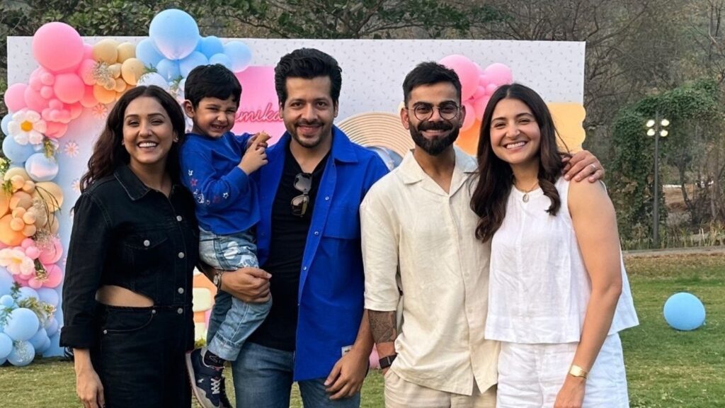 Anushka Sharma and Virat Kohli’s adorable bond steals the show in unseen picture from her 37th birthday bash. See pic | Bollywood